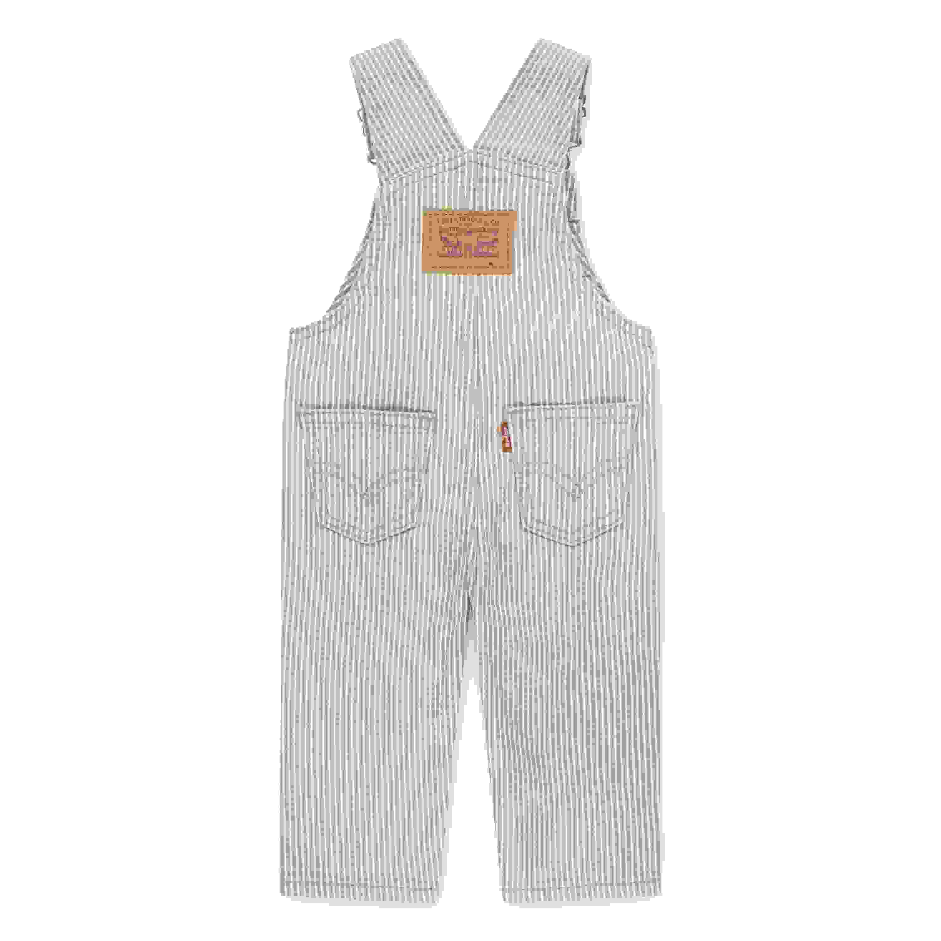 Levi's Railroad Stripe Infant Boys' Tan Overalls